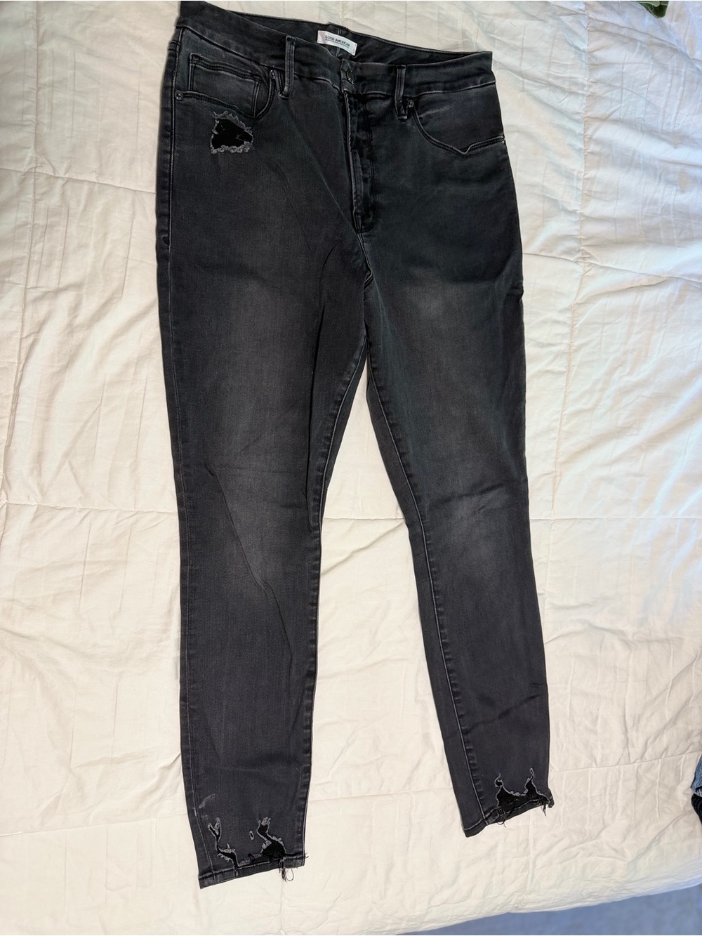 Good American Good Waist Skinny Jeans